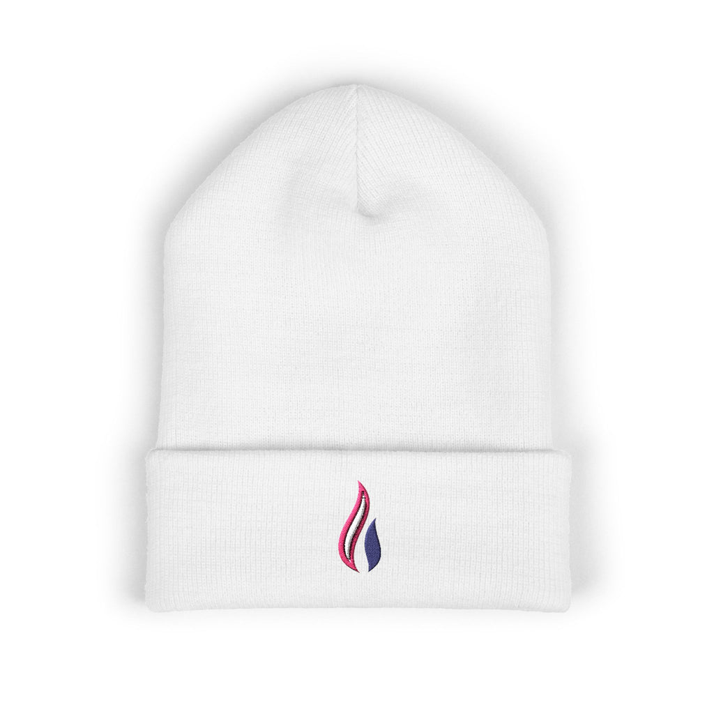 Civic Revival USA Flame Embroidered Beanie