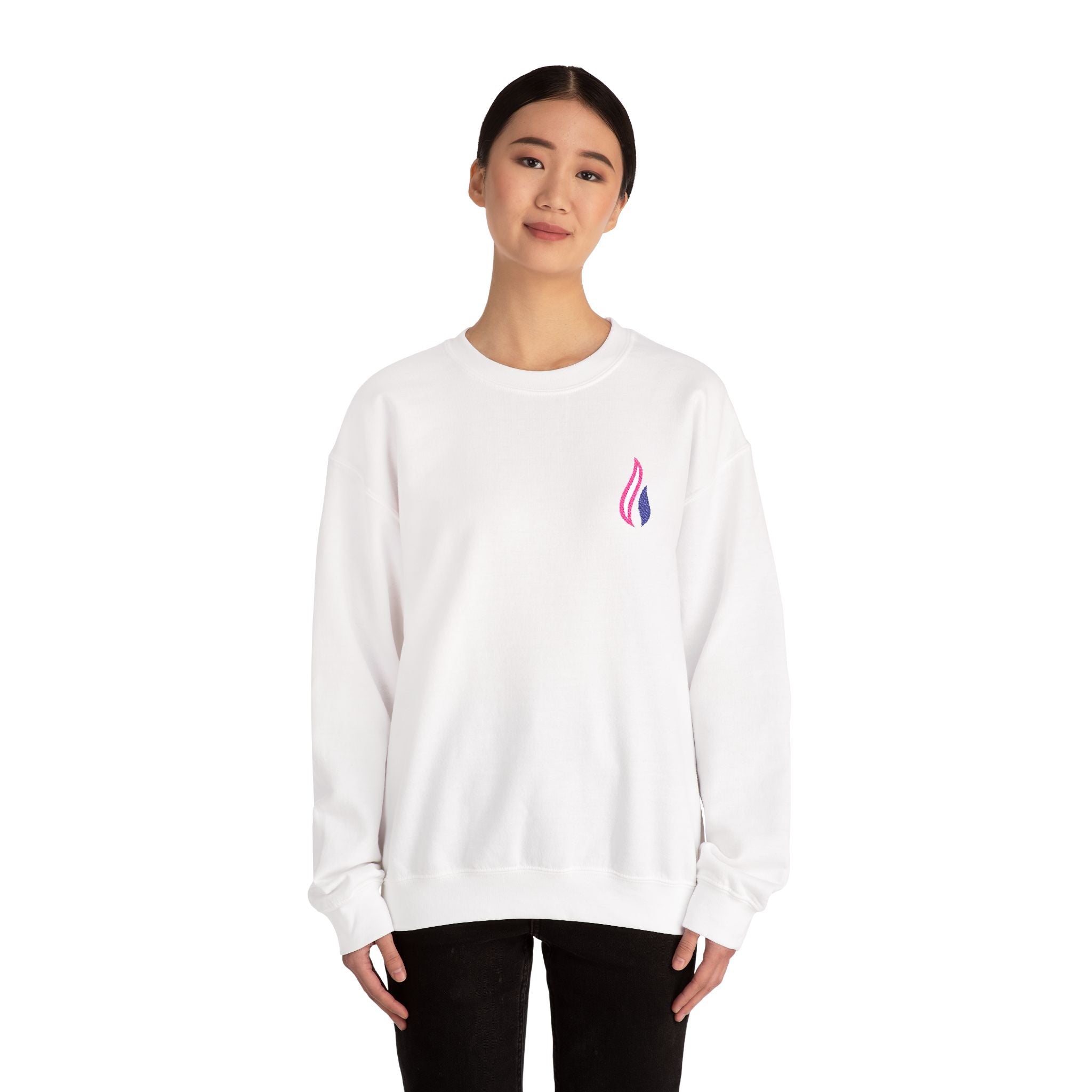 Civic Revival USA Flame Embroidered Sweatshirt
