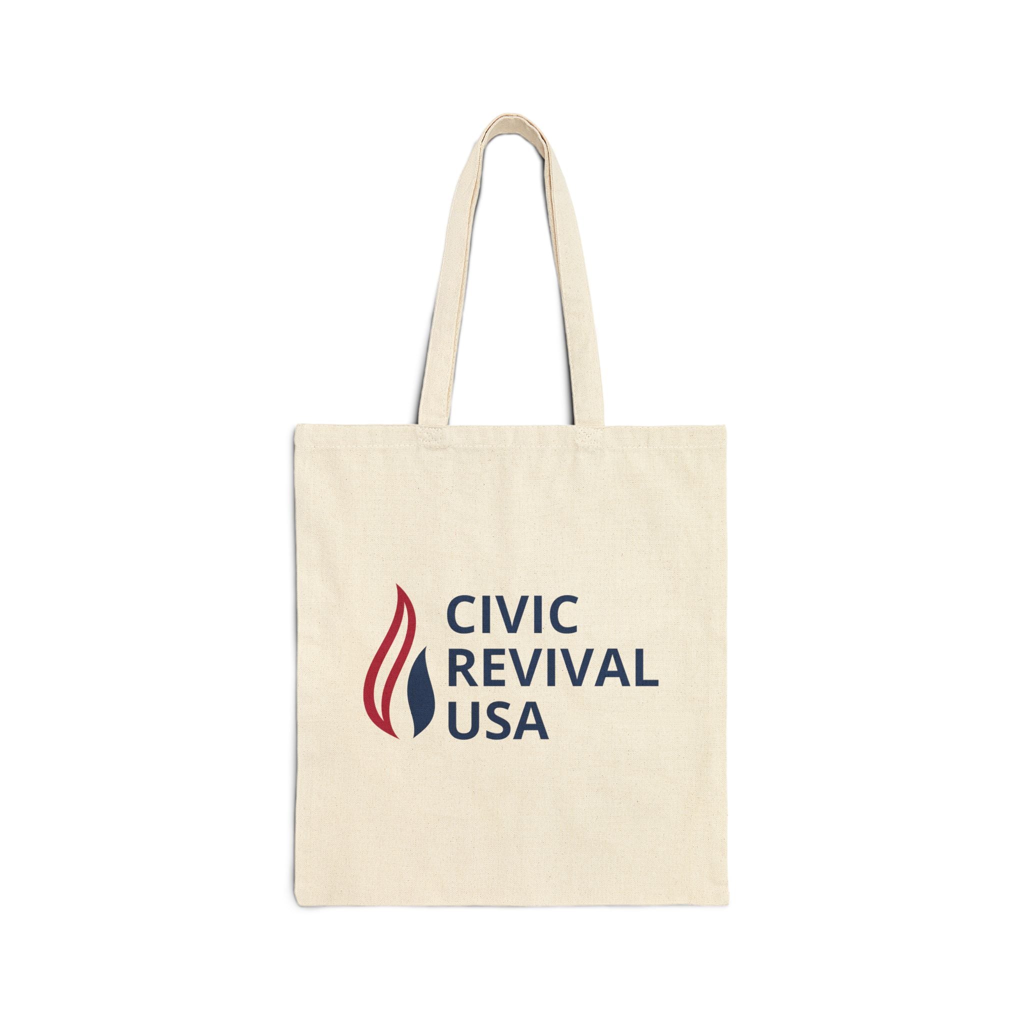 Civic Revival USA Cotton Canvas Tote Bag