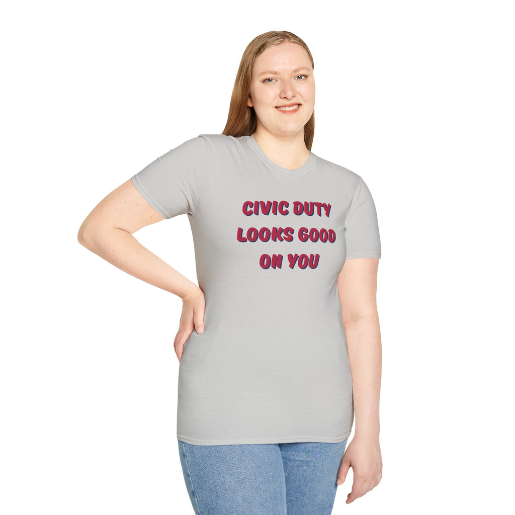 Civic Duty Looks Good on You Unisex Softstyle T-Shirt