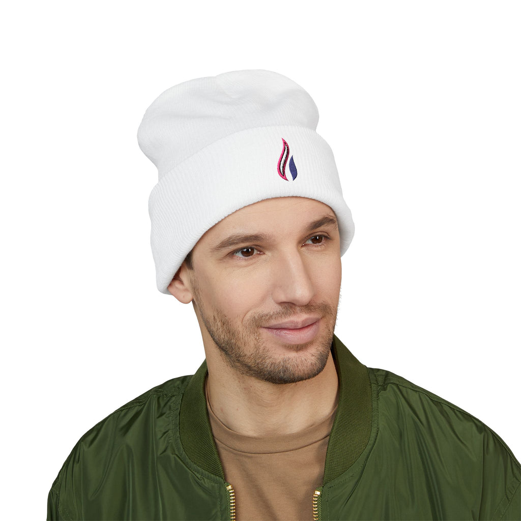 Civic Revival USA Flame Embroidered Beanie