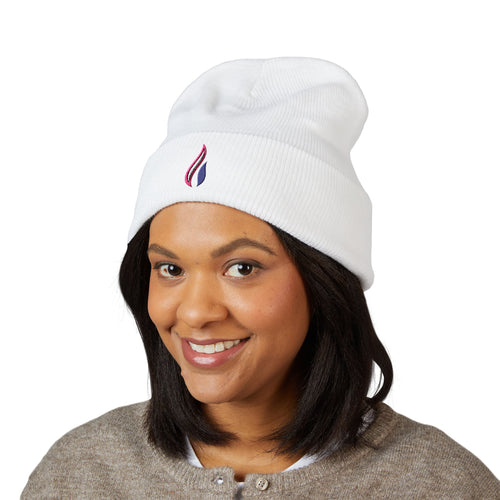 Civic Revival USA Flame Embroidered Beanie