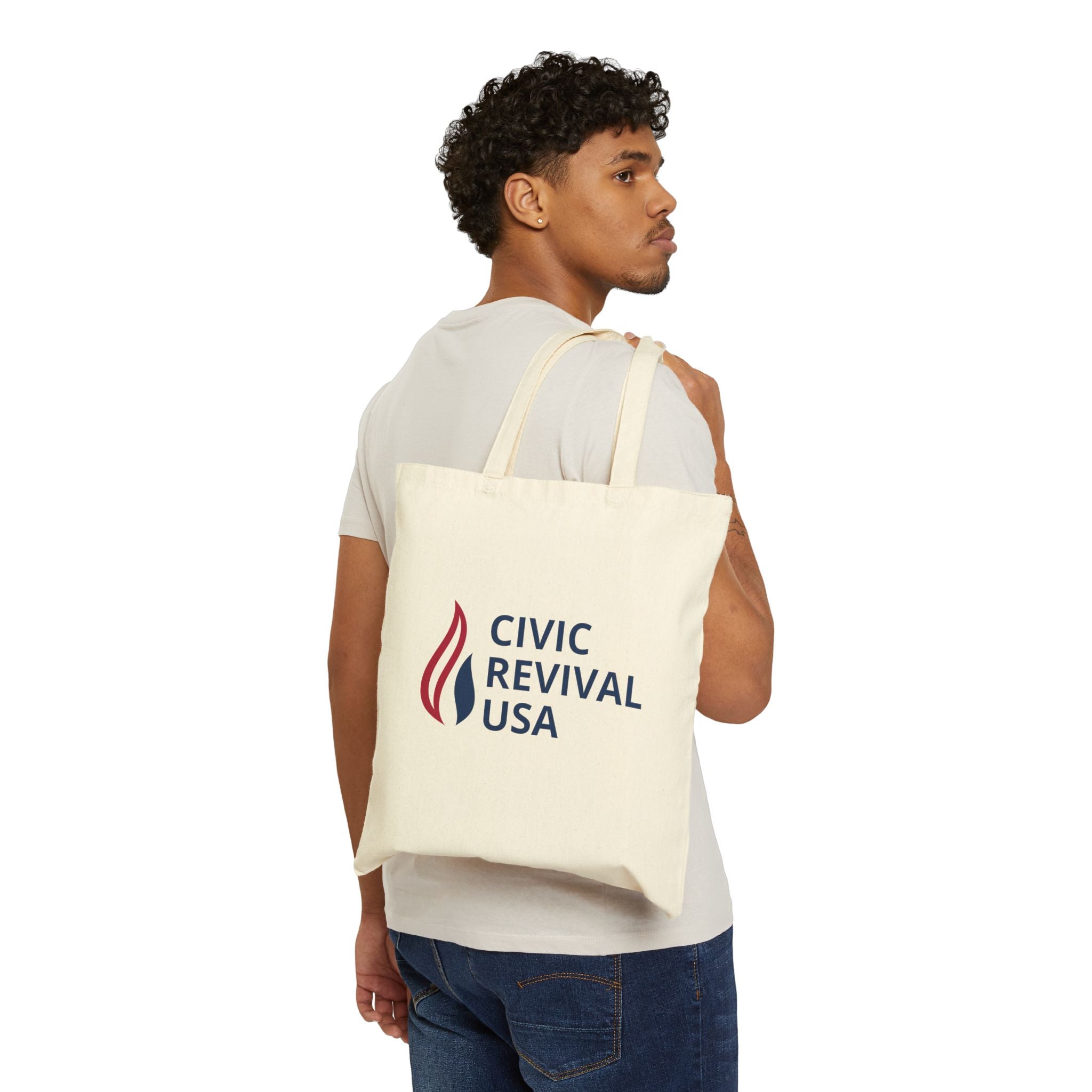 Civic Revival USA Cotton Canvas Tote Bag