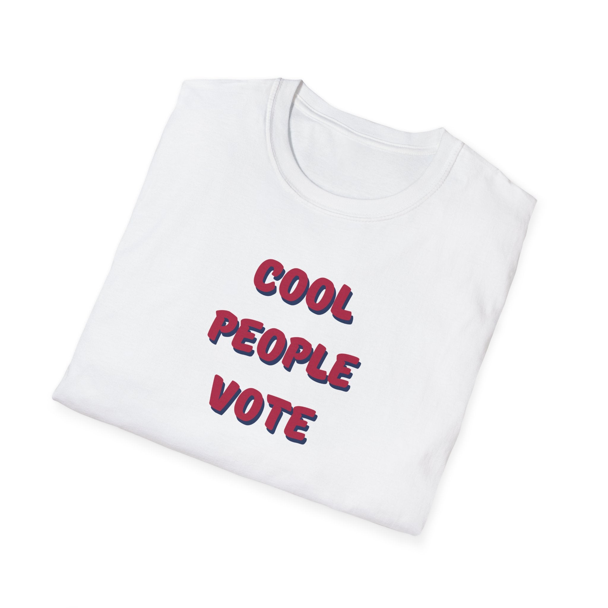 Cool People Vote Unisex Softstyle T-Shirt