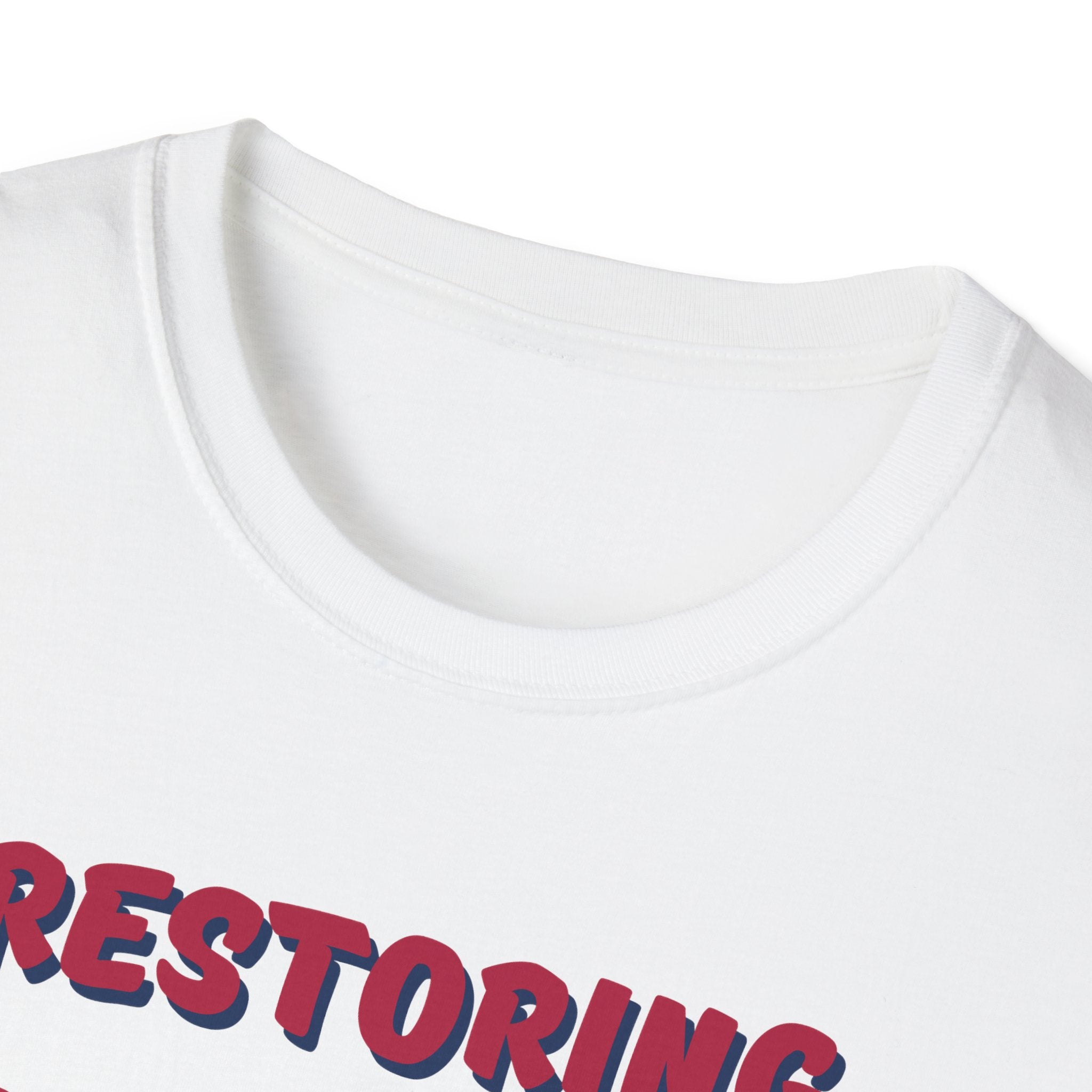 Restoring the Flame of Democracy Unisex Softstyle T-Shirt