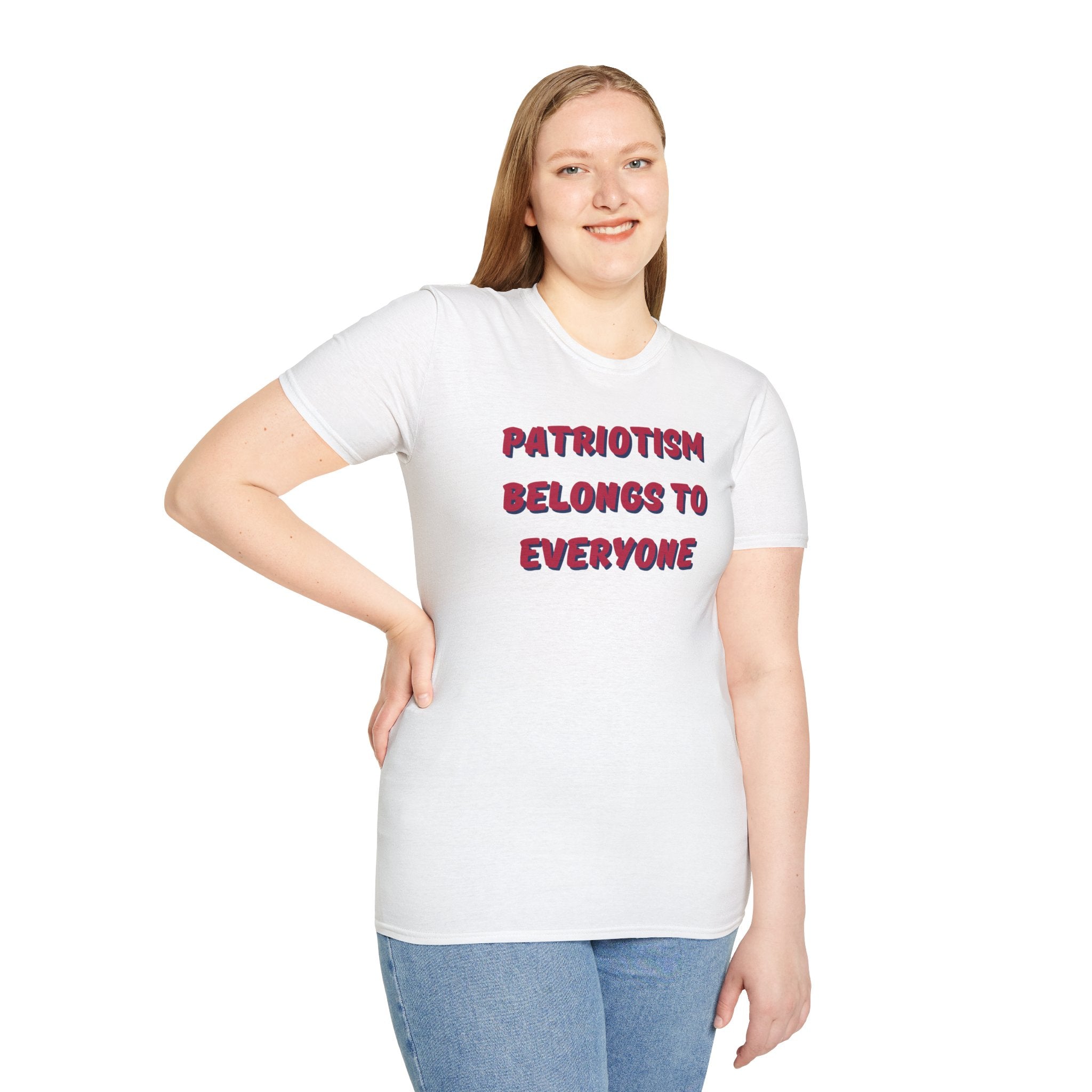 Patriotism Belongs to Everyone Unisex Softstyle T-Shirt